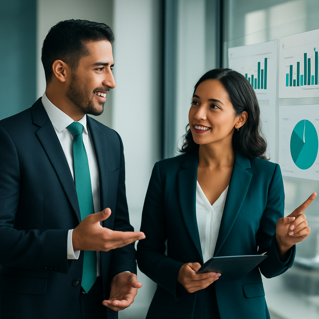 Consultoras de ALTHA analizando estrategia comercial frente a visualizaciones de datos